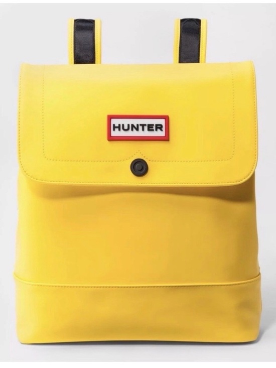 Hunter Bright Yellow Waterproof Backpack with Black Strap  display picture 1